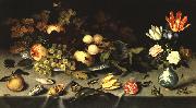 AST, Balthasar van der Flowers and Fruit  fg Spain oil painting reproduction